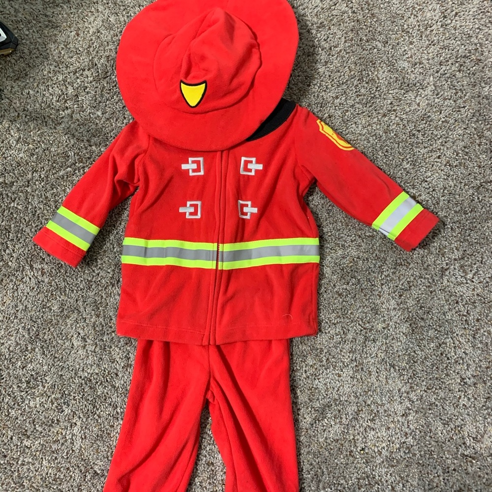 Infant fireman costume